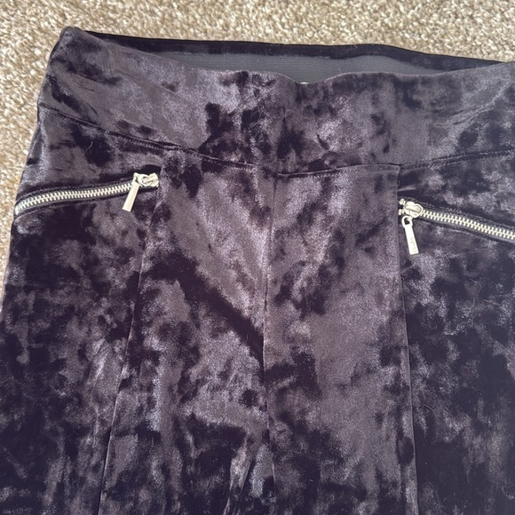 NWOT: Candies jogger cargo style crushed velvet track pants size small - Picture 5 of 9